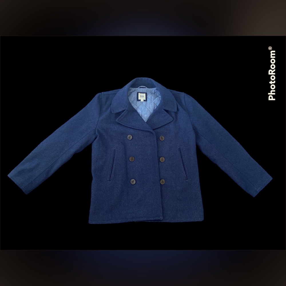 Pea Coat-Navy-GAP-wore it once